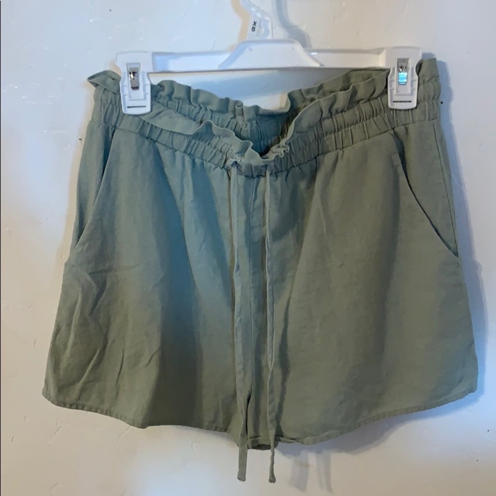 greenish pacsun baggy shorts